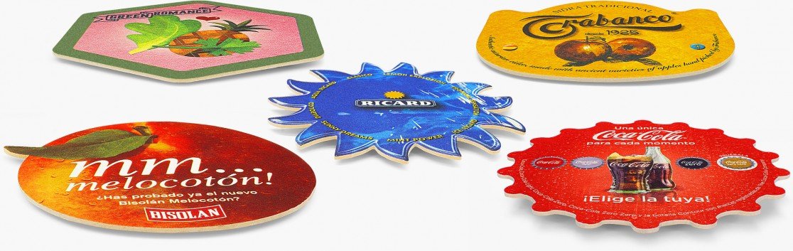 Posagots de cartró personalitzats amb formes especials troquelades