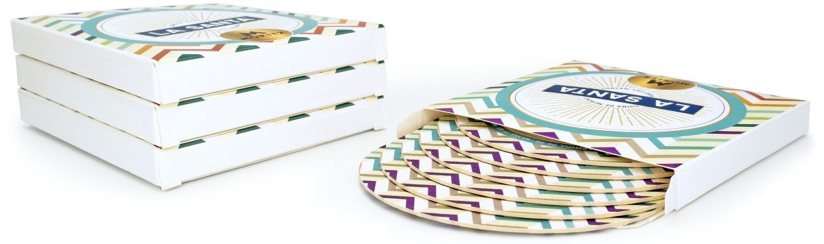 Estuches con posavasos